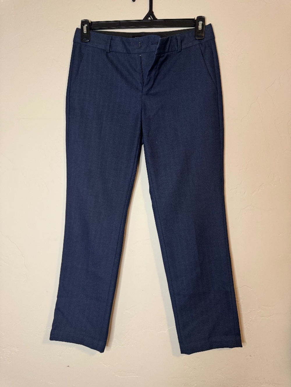 Banana Republic Navy Blue Striped Dress Pants, Size 4